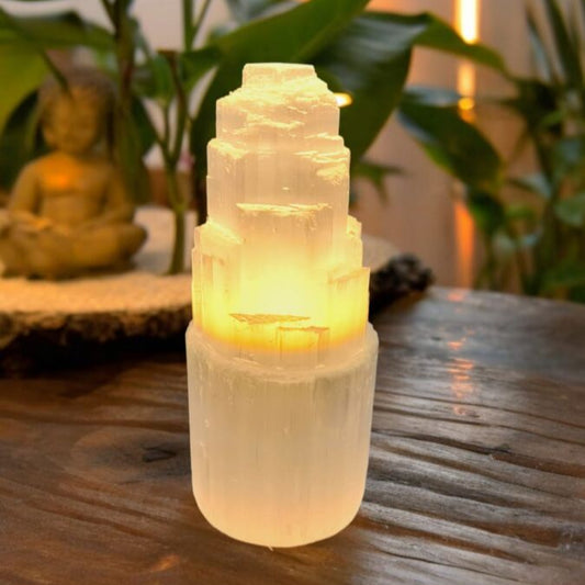Lampada in Selenite