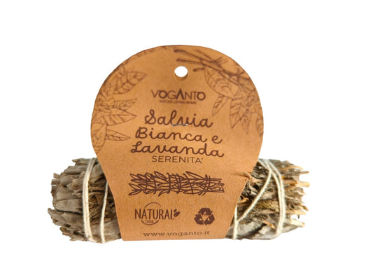Smudge di Salvia Bianca e Lavanda - Serenità