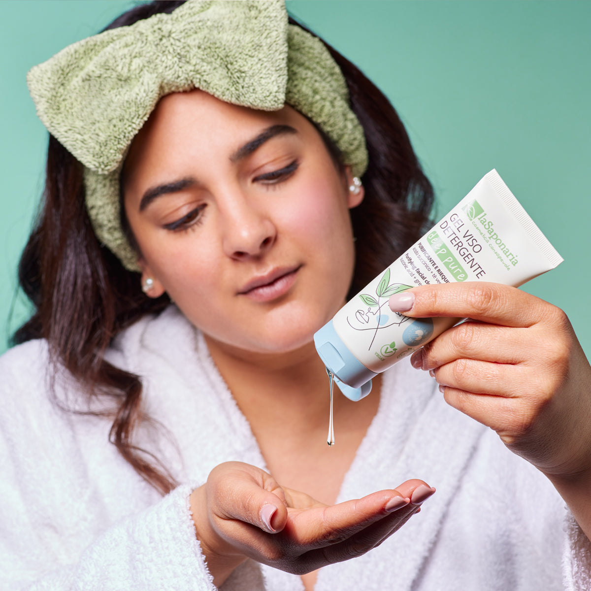 Gel detergente viso Deep Pure - La Saponaria
