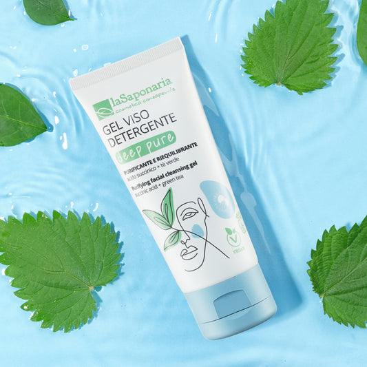 Gel detergente viso Deep Pure - La Saponaria