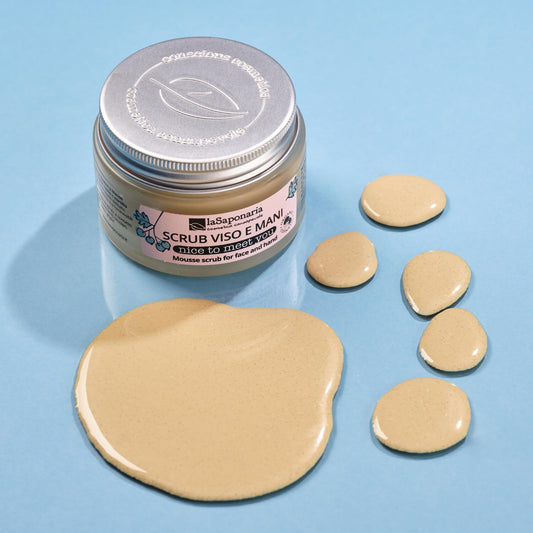 Scrub Mousse Viso e Mani "Nice to Meet You" - La Saponaria