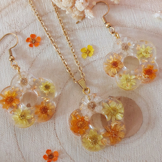 Collana e Orecchini "Fiorella"
