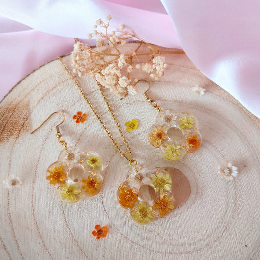 Collana e Orecchini "Fiorella"