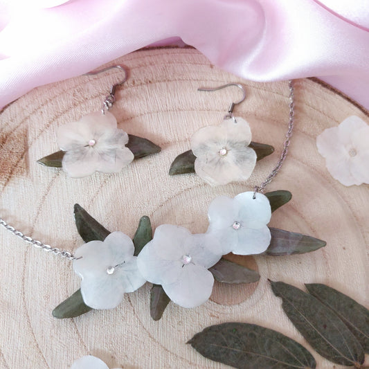 Collana e Orecchini "Soffio di Luce"