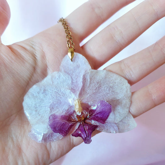 Collana e Orecchini "Orchidea"