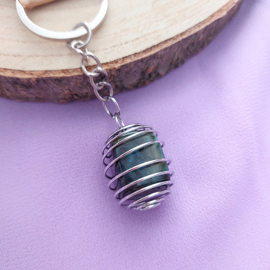 Portachiavi con Labradorite