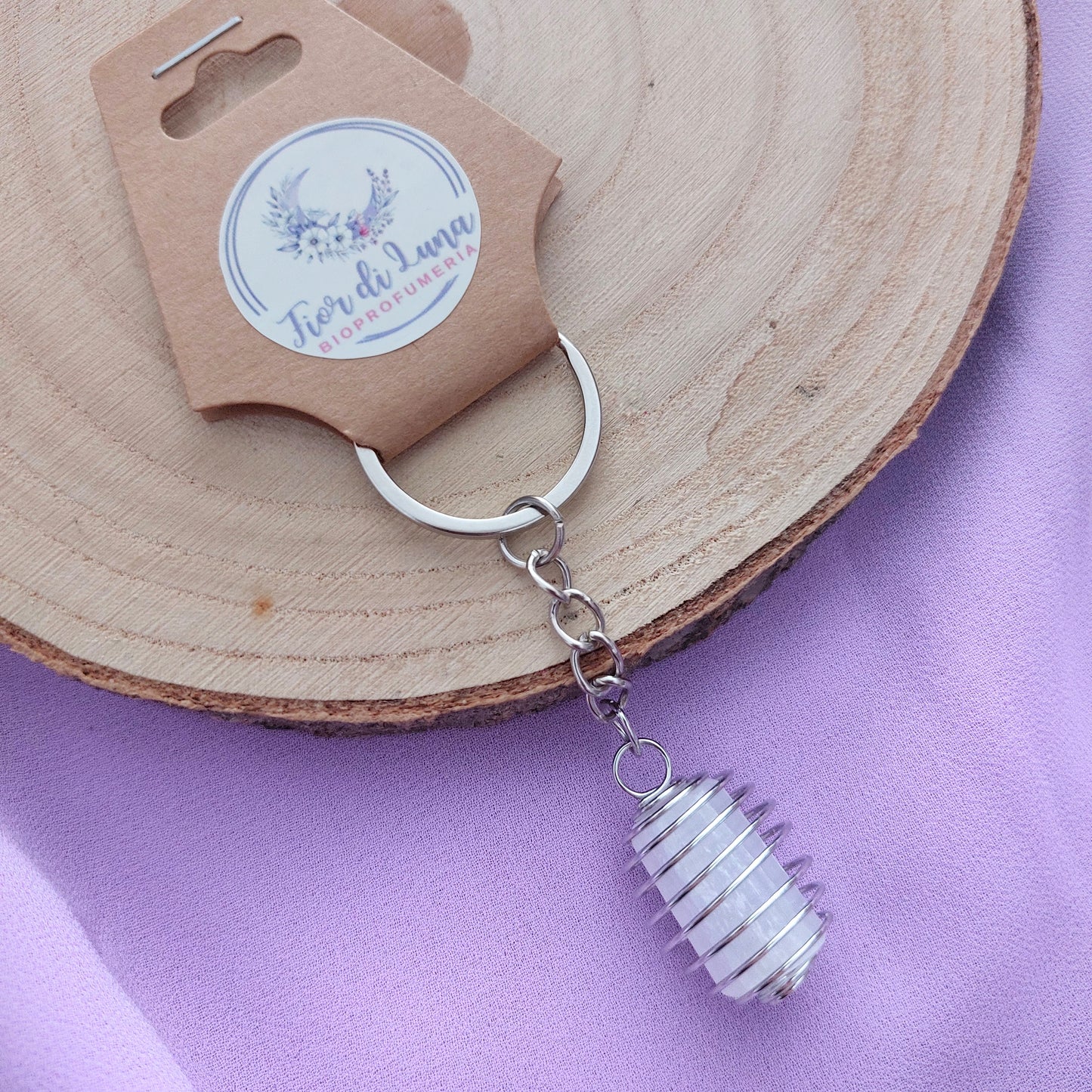 Portachiavi con Selenite