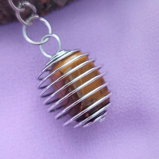 Portachiavi con Occhio di Tigre