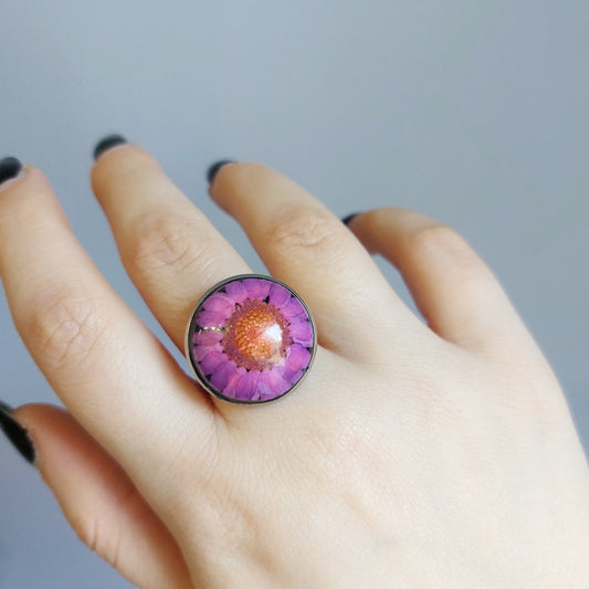 Anello "Margherita" Viola