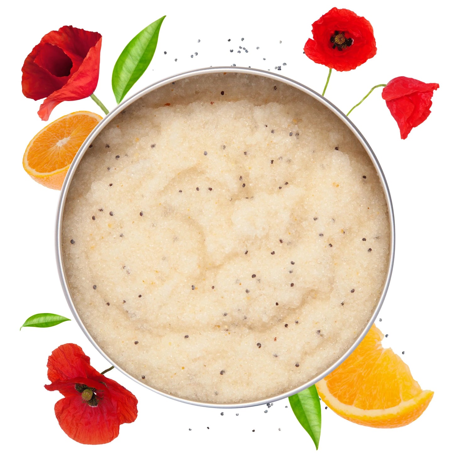 Scrub corpo biologico Arancio Dolce e Papavero - Officina dei Saponi