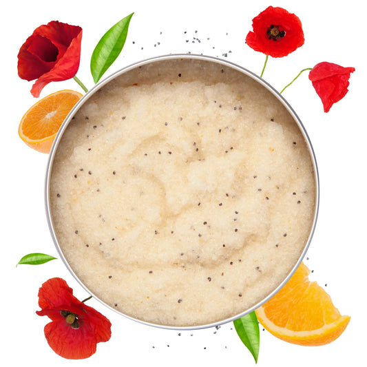 Scrub corpo biologico Arancio Dolce e Papavero - Officina dei Saponi