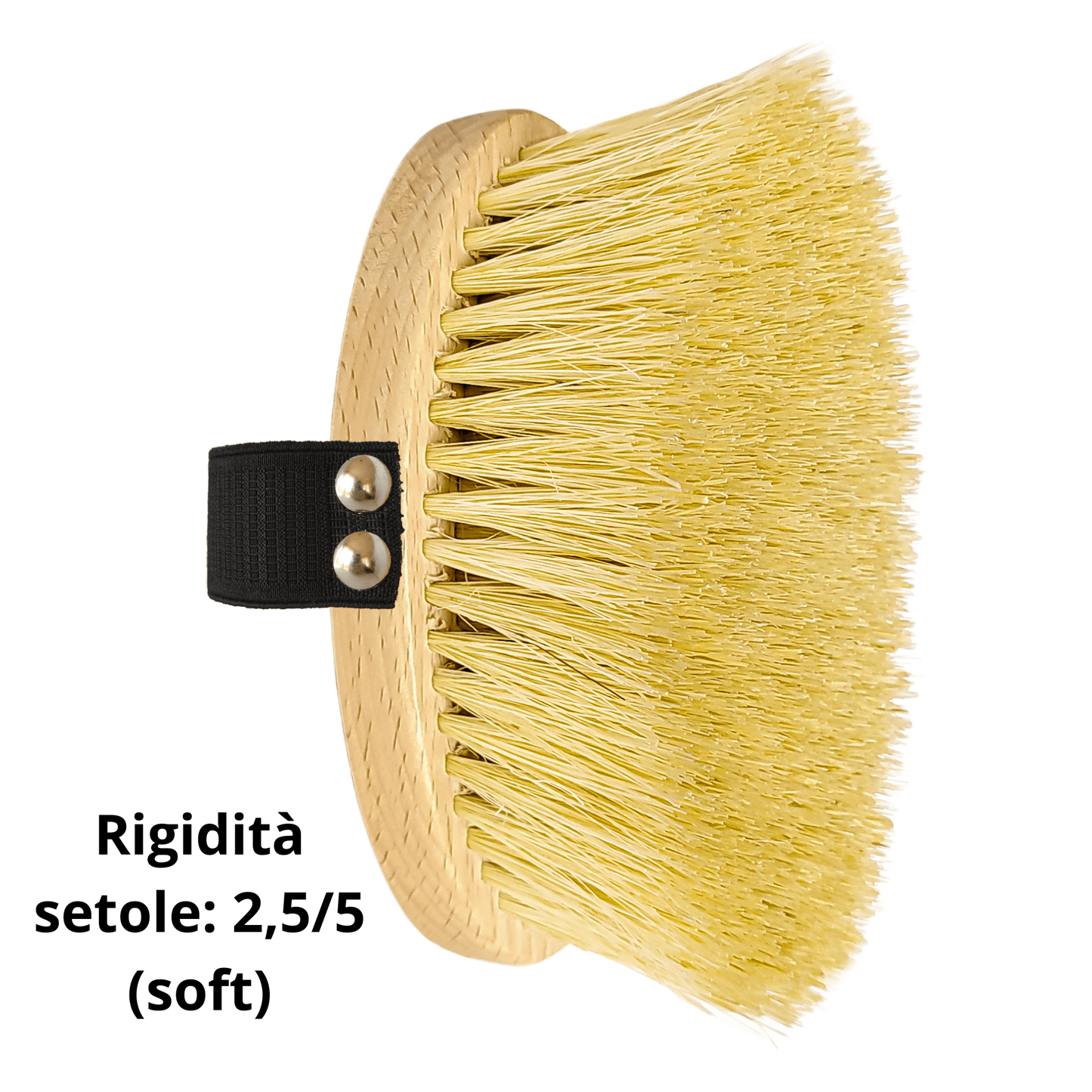Spazzola per Dry Brushing in legno di faggio e tampico