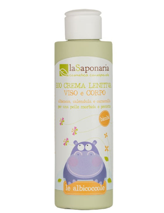 Crema biologica lenitiva viso e corpo - Le Albicoccole La Saponaria