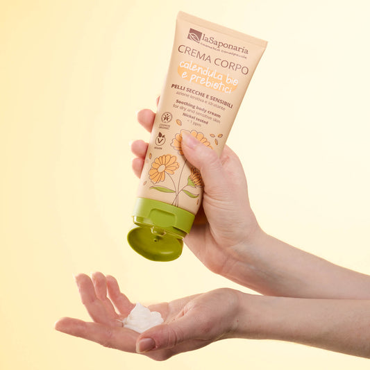 Crema Corpo Pelli secche e sensibili con Calendula Bio e Prebiotici - La Saponaria