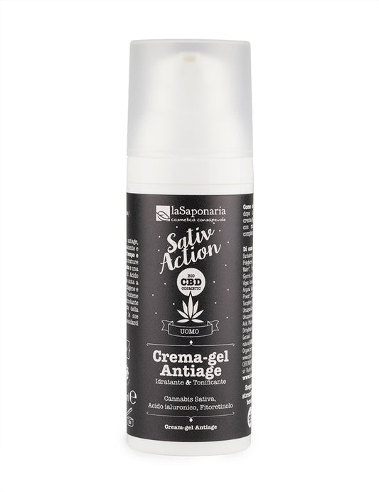 Crema-Gel viso uomo Antiage - La Saponaria
