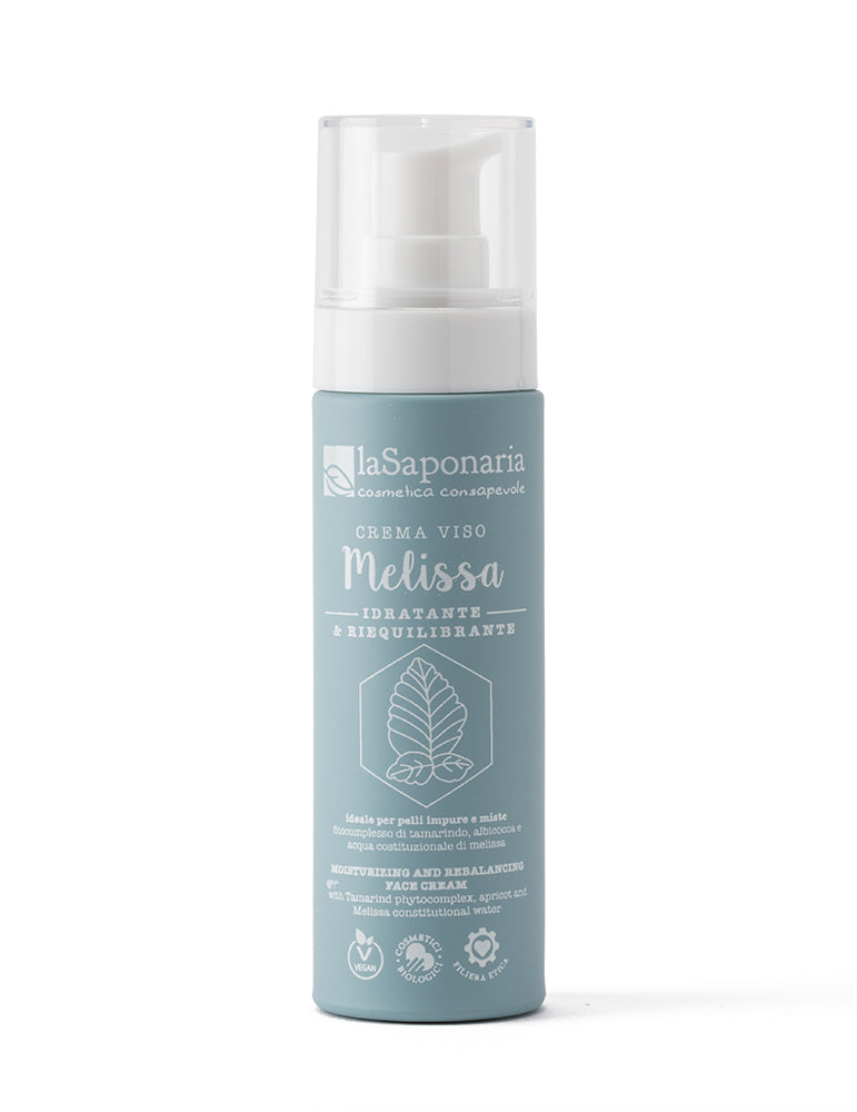 Crema viso idratante Melissa - La Saponaria