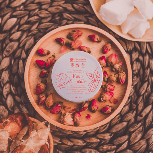 Crema mani rosa e karité - La Saponaria