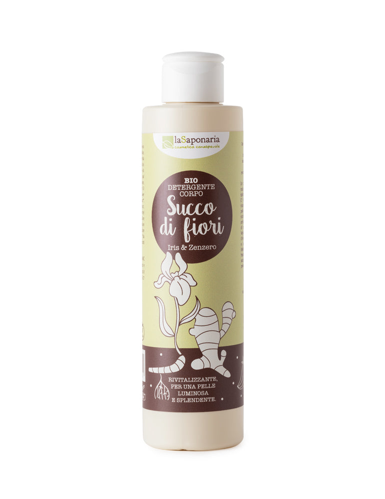 Detergente corpo Iris e Zenzero - Succo di fiori La Saponaria