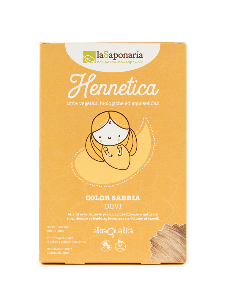 Hennetica Devi Tinta Vegetale Sabbia - La Saponaria