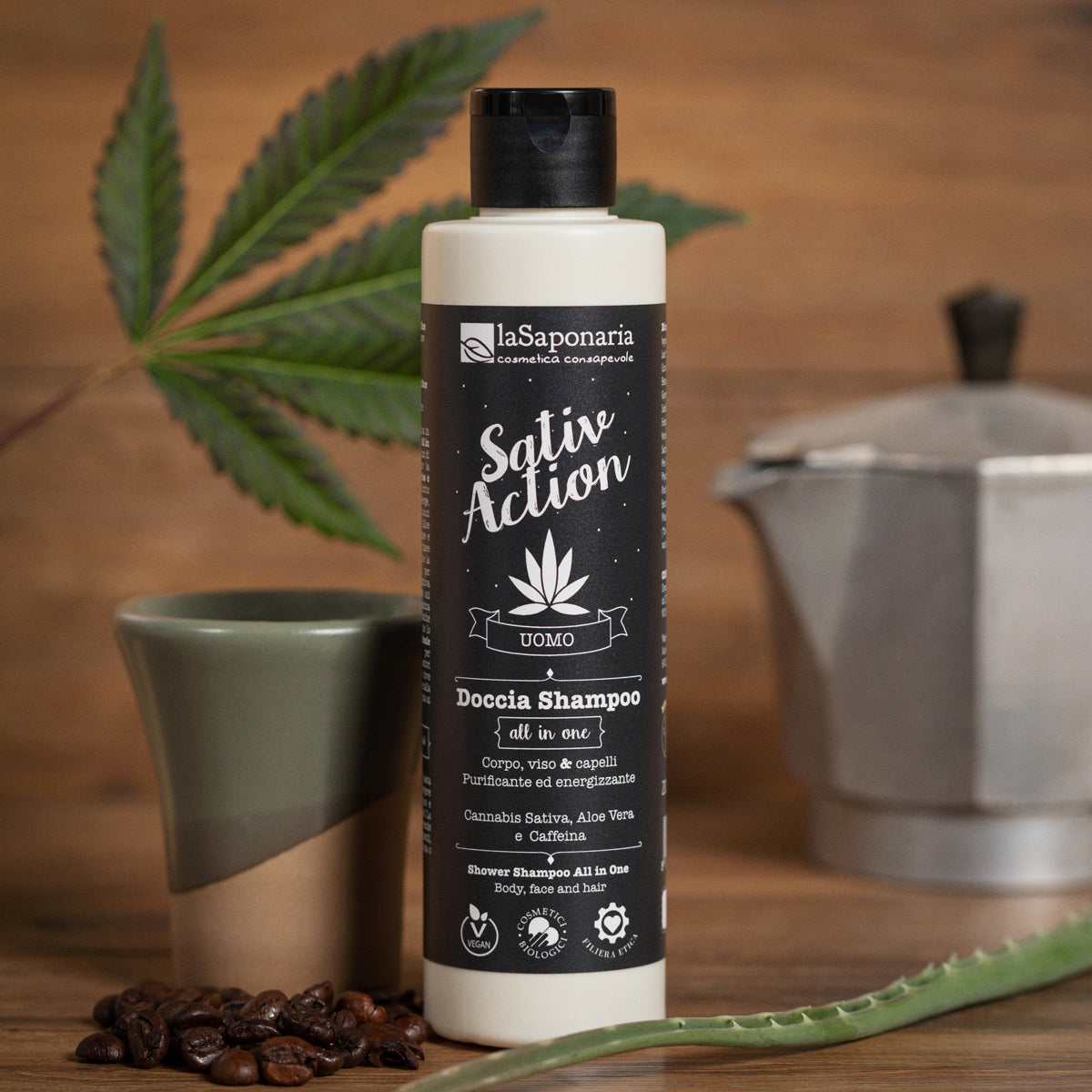 Doccia Shampoo Uomo All in one - La Saponaria