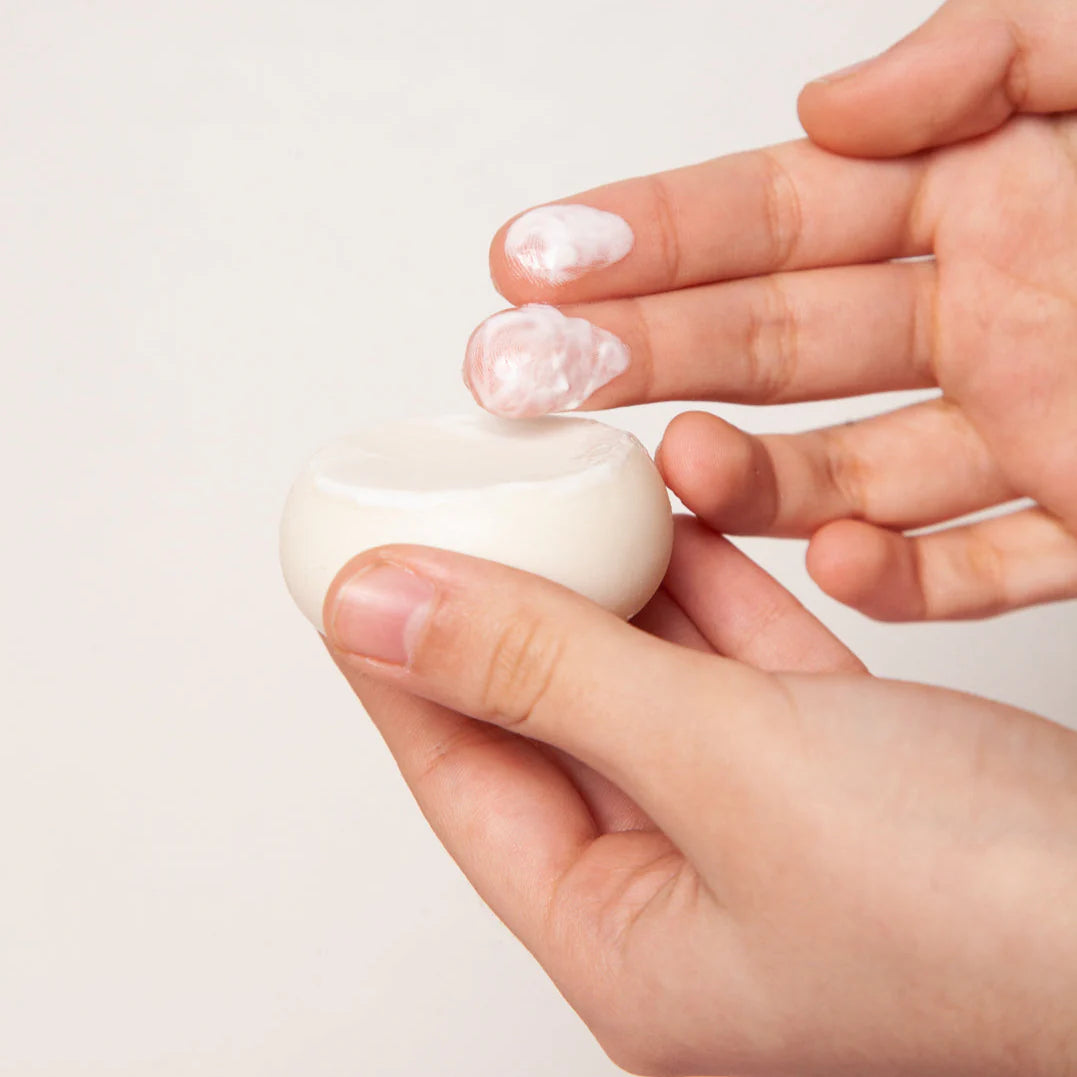 Crema viso Solida Multifunzione Riso Rosa e Melograno - Officina dei Saponi