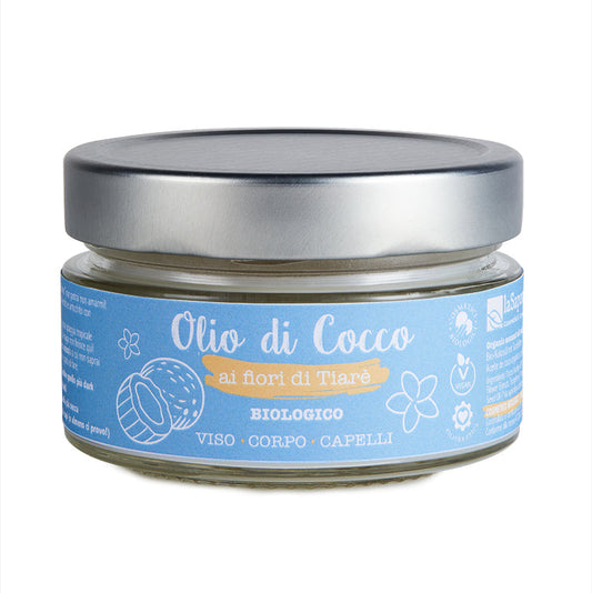 Olio di Cocco ai fiori di Tiarè biologico - La Saponaria