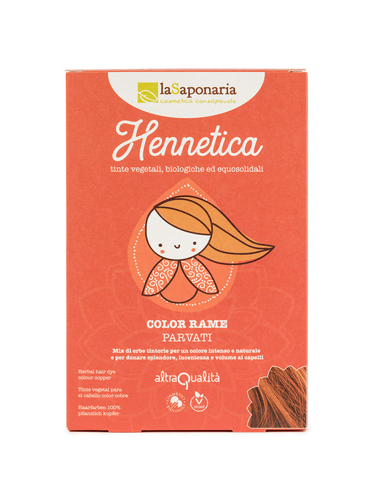 Hennetica Parvati Tinta Vegetale Rame - La Saponaria