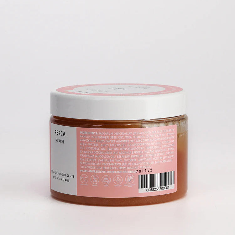 Scrub Corpo Detergente alla Pesca - Ellethic