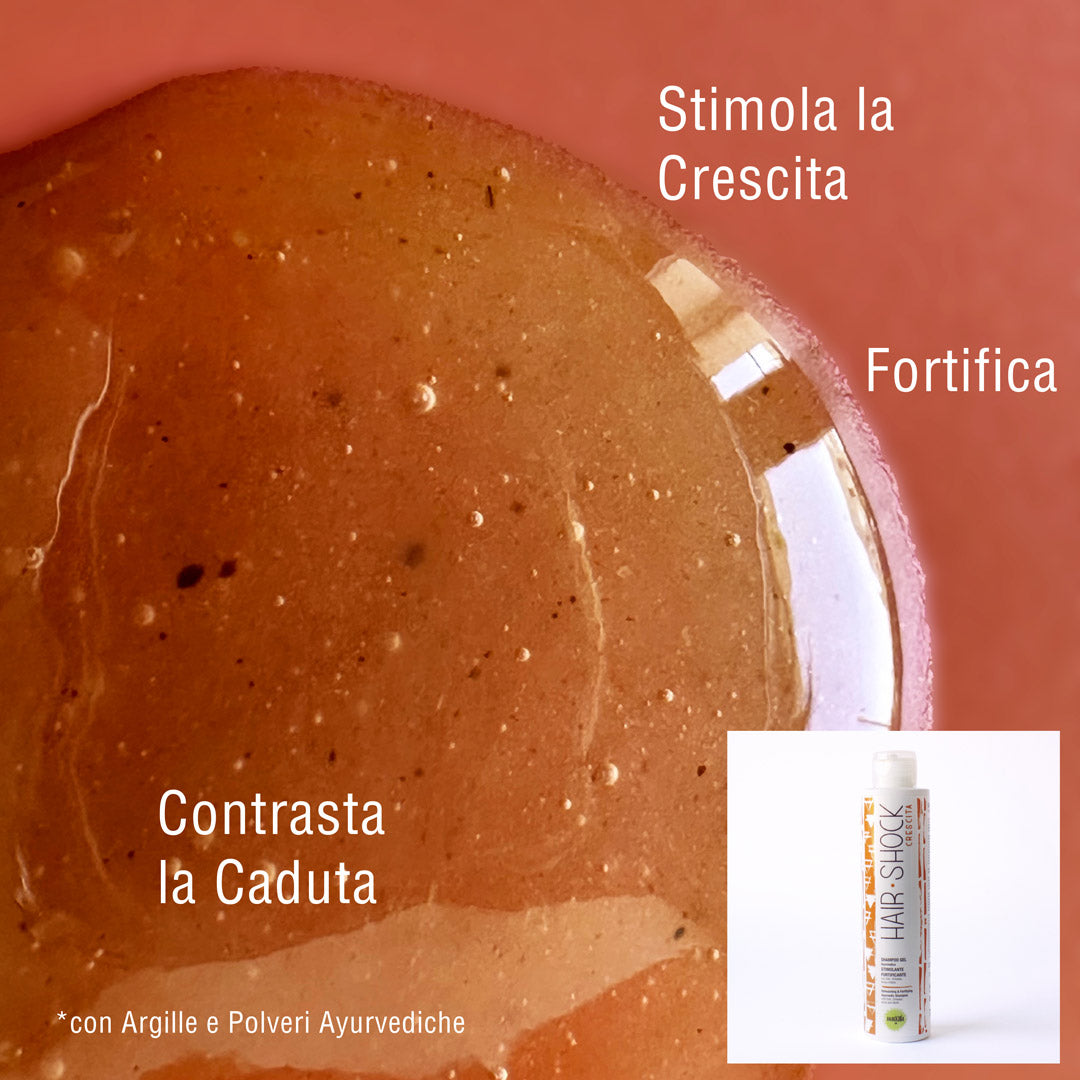 HAIR SHOCK TERRA – Shampoo ayurvedico CRESCITA Anarkhìa Bio