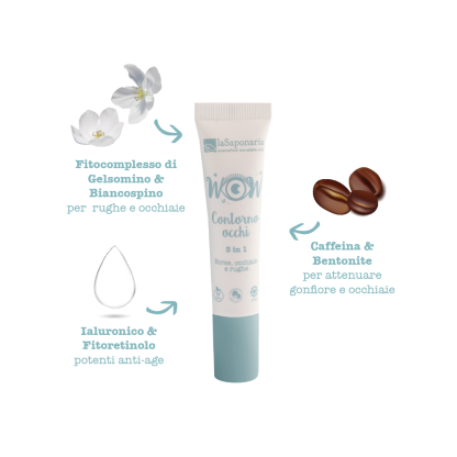 Crema contorno occhi 3 in 1 - La Saponaria