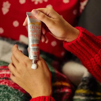 Crema mani e unghie 3 IN 1 La Saponaria - Fitocheratina, ricino & limone