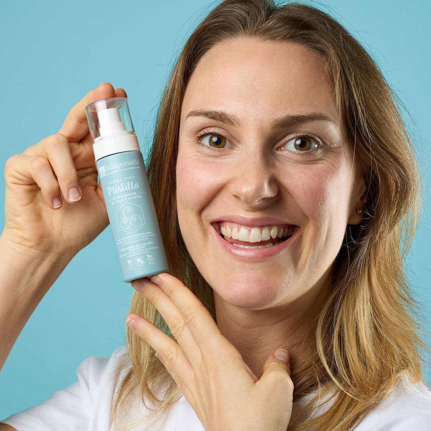 Crema viso nutriente Mirtilla - La Saponaria