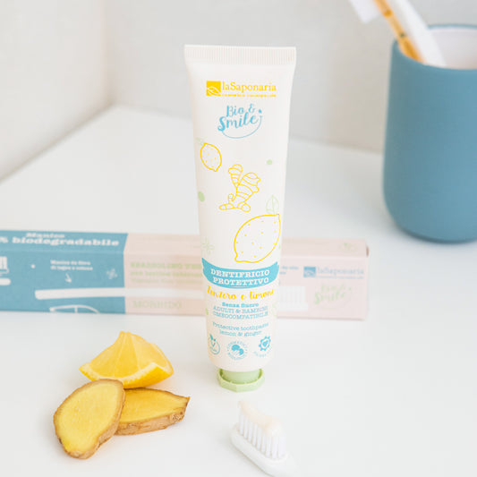 Dentifricio Protettivo Zenzero&Limone - La Saponaria