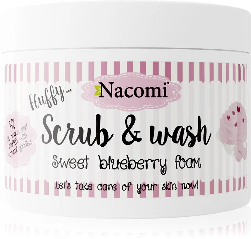 Scrub & Wash "Sweet Blueberry Foam" - Nacomi