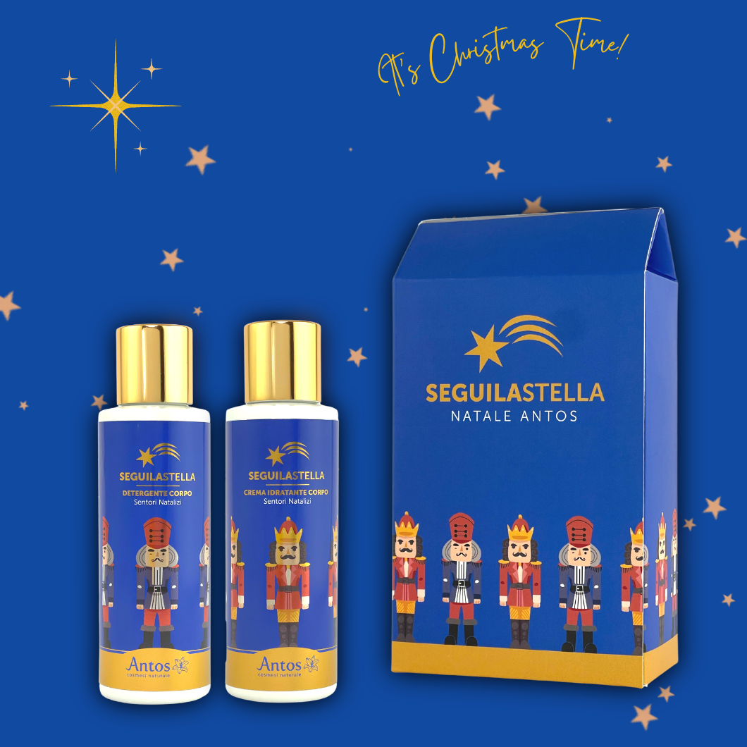 Kit Natale Antos Segui La Stella - Crema corpo e Detergente Delicato