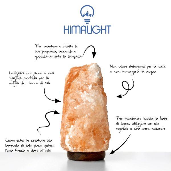 Lampada di Sale Rosa Himalayano HIMALIGHT 3-4kg