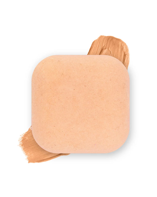 Maschera viso solida lenitiva e purificante con argilla rosa e liquirizia fermentata - Officina dei Saponi