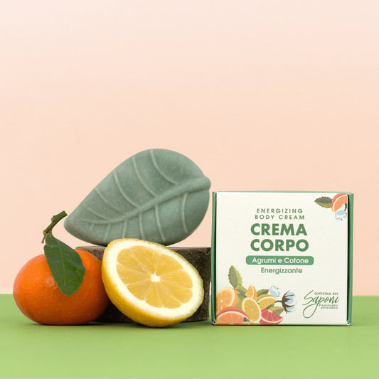 Crema corpo solida Agrumi e Cotone - Officina dei Saponi