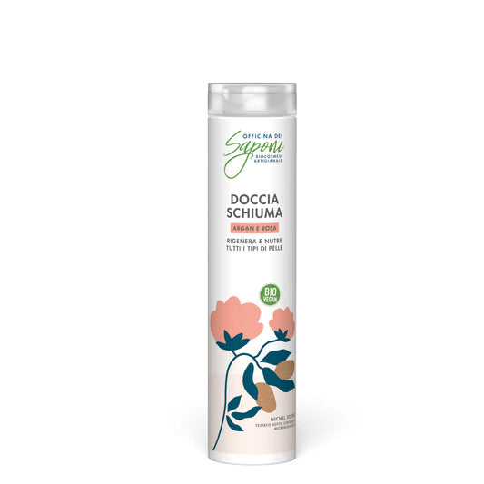 Docciaschiuma Argan e Rosa - Officina dei Saponi