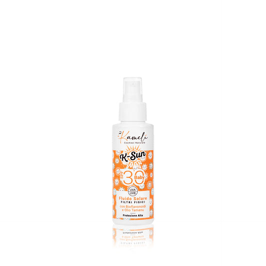 K-Sun Baby Fluido solare filtri fisici SPF 30 - Kamelì
