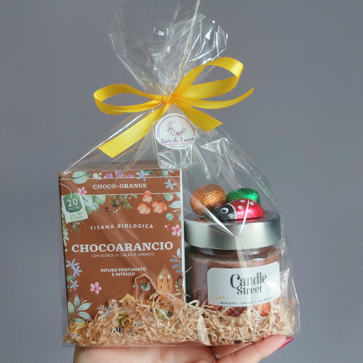 Tisana ChocoArancio + Candela al Cioccolato