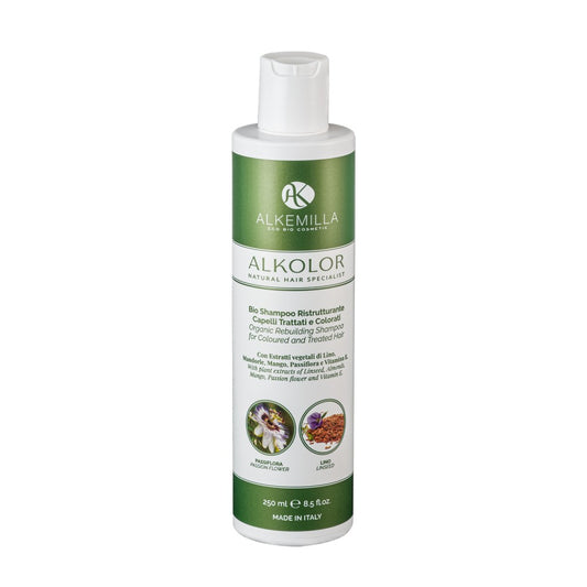 Bio Shampoo Ristrutturante Capelli Trattati e Colorati - Alkemilla