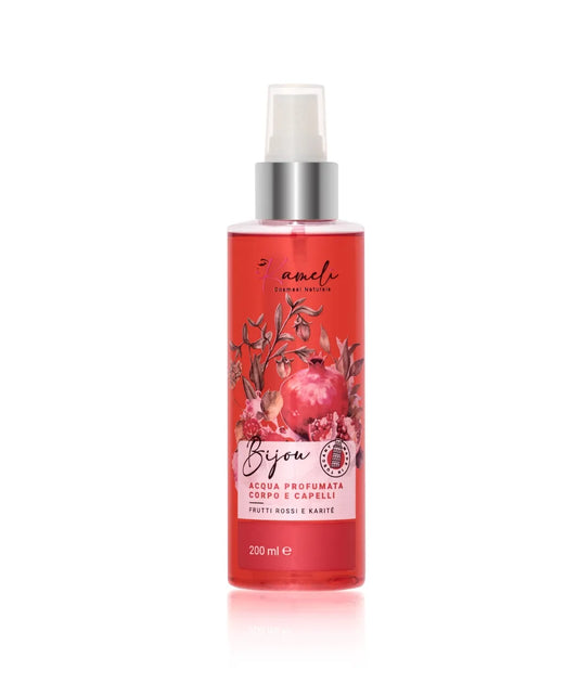 Bijou Acqua profumata corpo e capelli Frutti Rossi e Karitè - Kamelì
