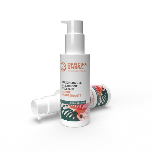 Maschera viso gel al Carbone Vegetale - Officina Umbra