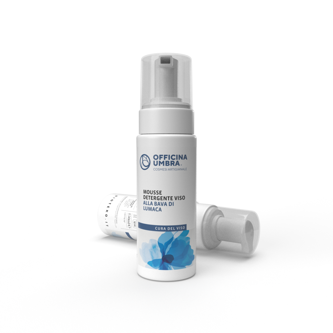 Mousse detergente viso Bava di Lumaca - Officina Umbra