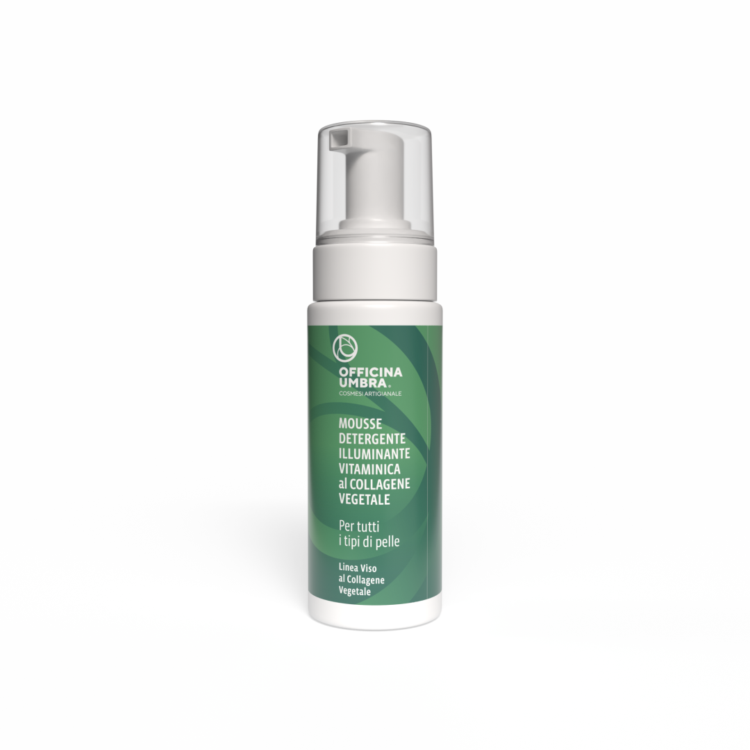 Mousse detergente illuminante al Collagene Vegetale - Officina Umbra