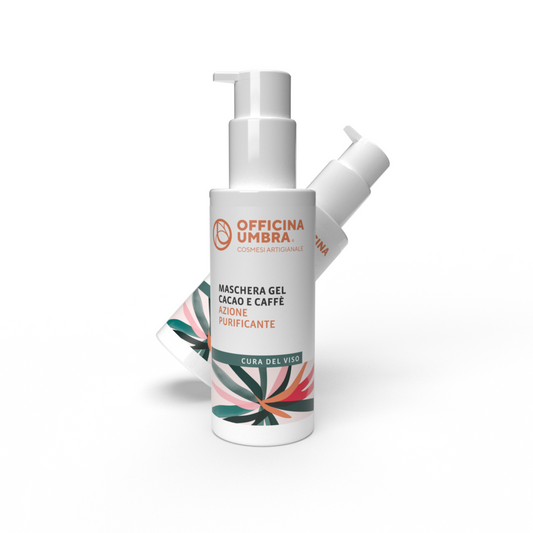 Maschera viso gel cacao e caffè - Officina Umbra