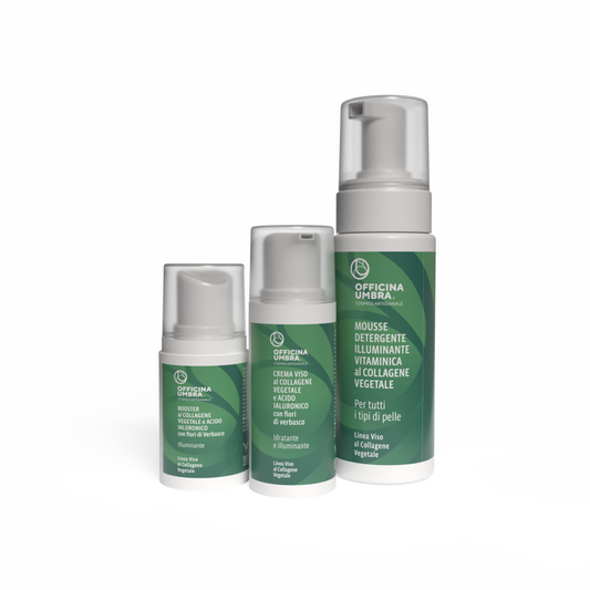 Mousse detergente illuminante al Collagene Vegetale - Officina Umbra