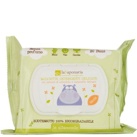 Salviette detergenti delicate - La Saponaria