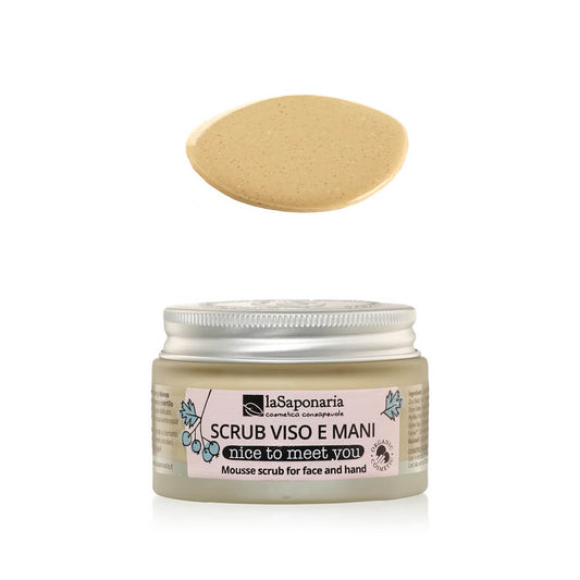 Scrub Mousse Viso e Mani "Nice to Meet You" - La Saponaria